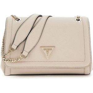 GUESS Noelle Covertible Xbody Flap Bag Taupe