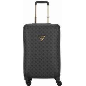 Guess Wilder 4 wielen Trolley 64 cm met uitbreidingsplooi charcoal