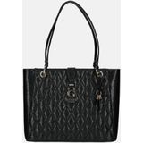 Guess Adi Noel Tote Dames Shopper - Zwart - One Size