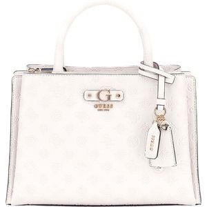GUESS - Gerty Girlfriend Handtas - Cream White - 100% Polyurethaan
