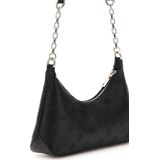 GUESS Schoudertas Gerty Top Zip Shoulder Bag Black Zwart