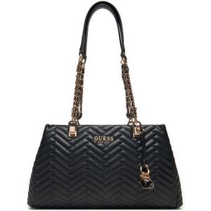 GUESS Schoudertas Anning Shoulder Satchel Bag Black Zwart