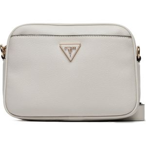 GUESS Schoudertas Meridian Girlfriend Camera Bag Ivory Lichtgrijs