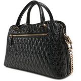 GUESS Handtas Schoudertas Betula Satchel Black Zwart