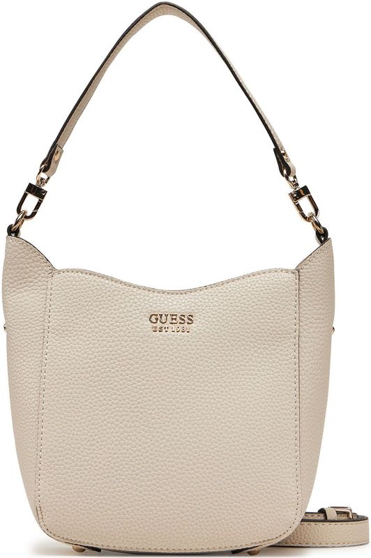 GUESS Schoudertas Handtas Brenton Small Girlfriend Bucket Bone Crème