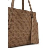 Guess Shopper Brenton Tote latte logo