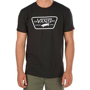 Vans - FULL PATCH - T-shirt - Black - 100% Katoen - Sportief