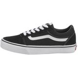 Vans Youth Ward Sneakers - (Suede/Canvas)Black/White - Maat 37