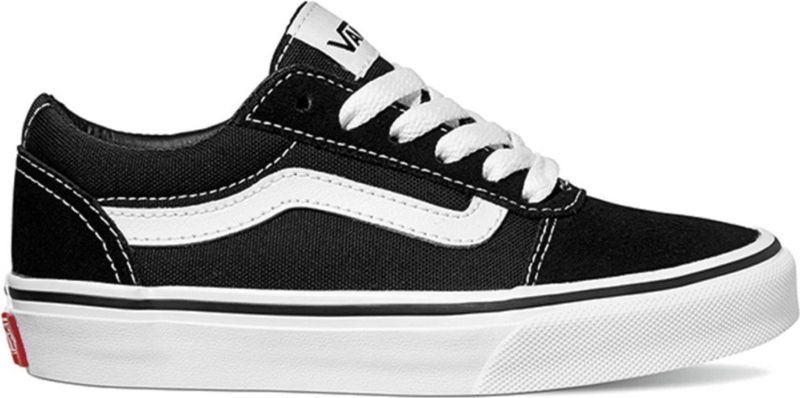 Vans Yt Ward (Suede Canvas)Black White