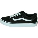 VANS YT Ward (SUEDE/CANVAS)BLACK/WHITE -Maat 29