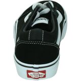 VANS YT Ward (SUEDE/CANVAS)BLACK/WHITE -Maat 29