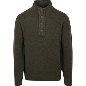 Barbour Trui Wol Patch Groen - Heren