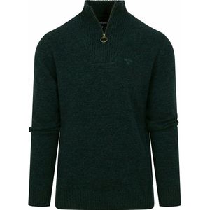 Barbour - Trui - Groen - Wol - Opstaande Kraag