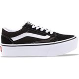 Vans Old Skool Platform Sneakers Kinderen Black/True White
