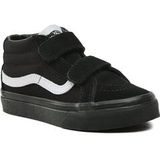 Vans - Sk8-Mid Reissue V - Skateschoenen - Zwart - Suède en Canvas