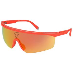 Police SPLA28 07FB Lewis Hamilton 07 Orange Sunglasses | Sunglasses