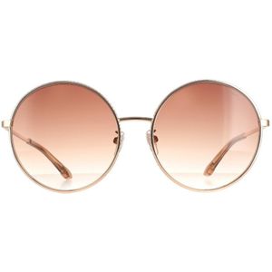 Chopard zonnebril SCHF11V 08FC Shiny Copper Gold Brown gradiënt | Sunglasses