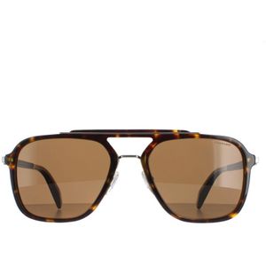 Chopard zonnebril SCH291 722P Glansend donker Havana Brown gepolariseerd | Sunglasses