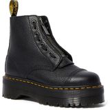 Dr. Martens SINCLAIR BLACK MILLED NAPPA - Volwassenen VeterlaarzenHalf-hoge schoenen - Kleur: Zwart - Maat: 41