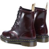 Dr. Martens Unisex 8 Eye Boot Sneaker, Rode Kersenrode Cambridge Borstel 600, 3.5 UK