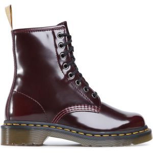 Dr. Martens Vegan 1460 Boots Kersenrood, Rood Kersenrood 600, 38 EU