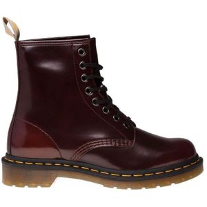 Dr. Martens Vegan 1460 Boots Kersenrood, Rood Kersenrood 600, 39 EU