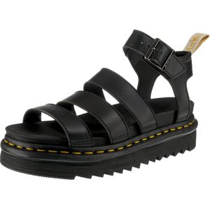 Dr. Martens - Blaire Sandalen - Zwart - Veganistisch Materiaal - Verstelbare Gesp