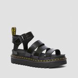 Dr. Martens - BLAIRE BLACK PATENT LAMPER - Sandalen - Zwart