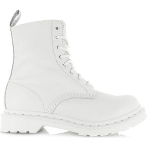 Dr. Martens Enkellaarsjes - Wit - Leer - Vetersluiting