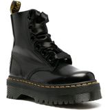 Dr. Martens - MOLLY BLACK BUTTERO - Laarzen - Zwart
