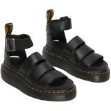 Sandalen in leer Clarissa II Quad, sleehak DR. MARTENS. Leer materiaal. Maten 39. Zwart kleur