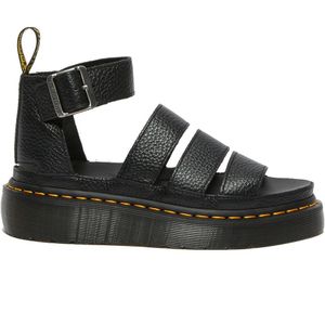 Sandalen in leer Clarissa II Quad, sleehak DR. MARTENS. Leer materiaal. Maten 41. Zwart kleur