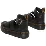 Dr. Martens Clarissa II Quad Flat Sandalen - Zwart - Dames - Leer