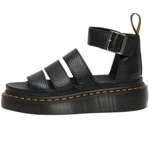 Dr. Martens Clarissa II Quad Flat Sandalen - Zwart - Dames - Leer