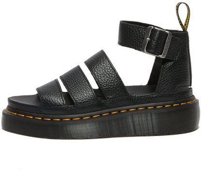 Dr. Martens Clarissa II Quad Flat Sandalen - Zwart - Dames - Leer