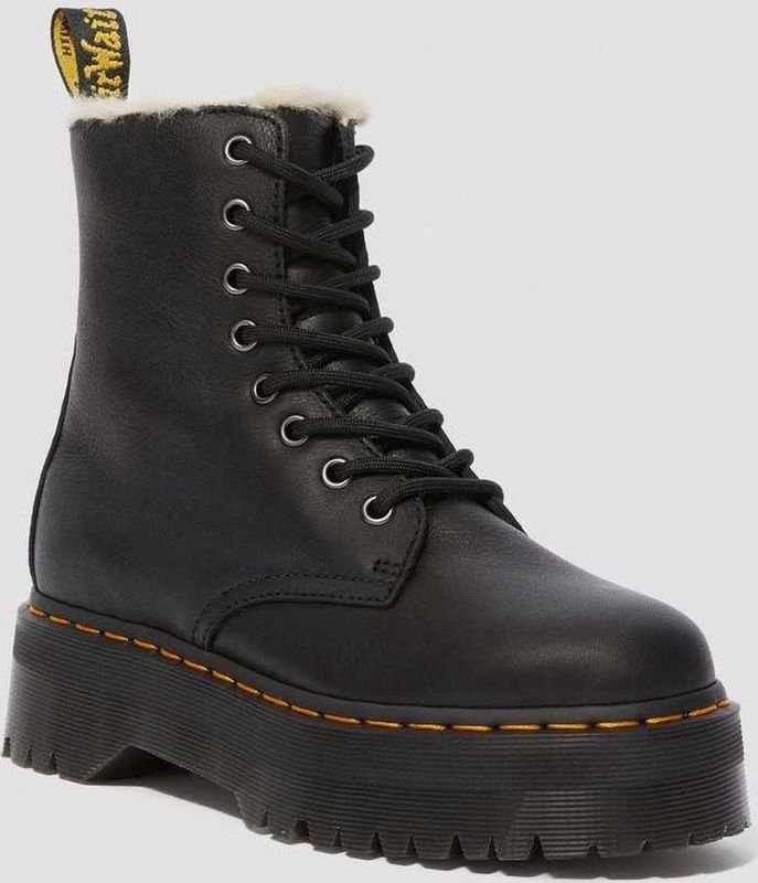 Dr Martens 1490 Dames Veterboots - Zwart