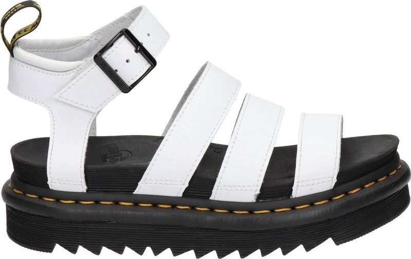 Dr. Martens Blaire Sandalen - Wit - Leer - Verstelbare Gesp