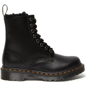 Dr. Martens, Schoenen, Dames, Zwart, 36 EU, Leer, 1460 Serena Laarzen - Stijlvol en Duurzaam