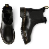 Dr. Martens - 2976 Leonore - Chelsea Laarzen - Grijs - Imitatiebont - Leer