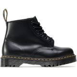 Dr. Martens - 101 - Veterlaarzen - Zwart - Klassieke Leren Laarzen met Bex-zool