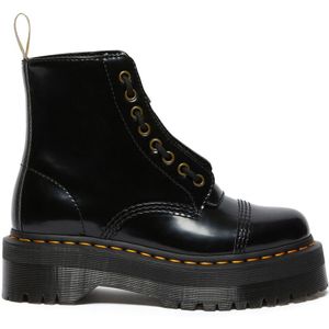 Dr. Martens, Schoenen, Dames, Zwart, 36 EU, Vegan Ronde Zwarte Laarzen