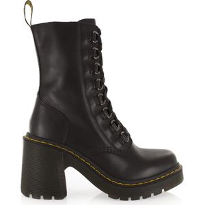 Dr. Martens Chesney Veterlaarzen - Zwart - Leer - Hakhoogte 8.6 cm