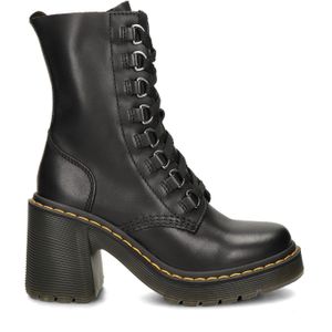 Dr. Martens Chesney Veterlaarzen - Zwart - Leer - Hakhoogte 8.6 cm