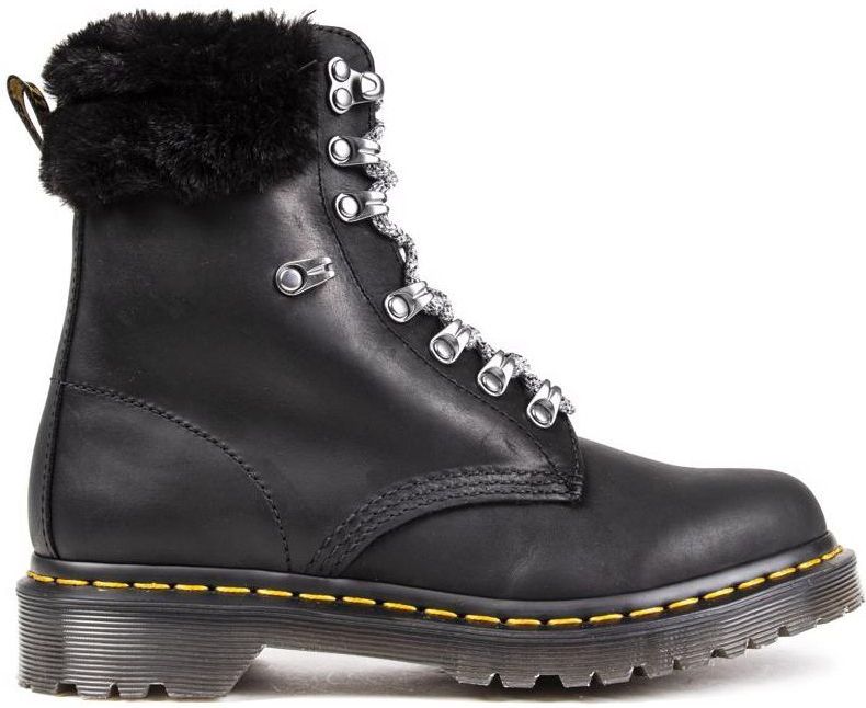 Dr. Martens 1460 Serena Collar Laarzen in Zwart, Grootte: 36