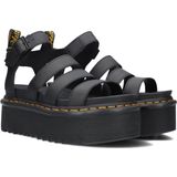 Dr. Martens - Blaire Quad - Sandalen - Zwart - PU Gecoat Hydro Leer