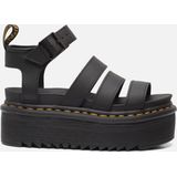 Dr. Martens - Blaire Quad - Sandalen - Zwart - PU Gecoat Hydro Leer