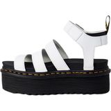 Dr. Martens - Blaire Hydro - Leren Platform Gladiator Sandalen - Wit - 6 cm Platformhoogte