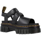 Dr. Martens Ricki Nappa Lux Leren Platform Met 3 Banden Sandalen in Zwart, Grootte: 36