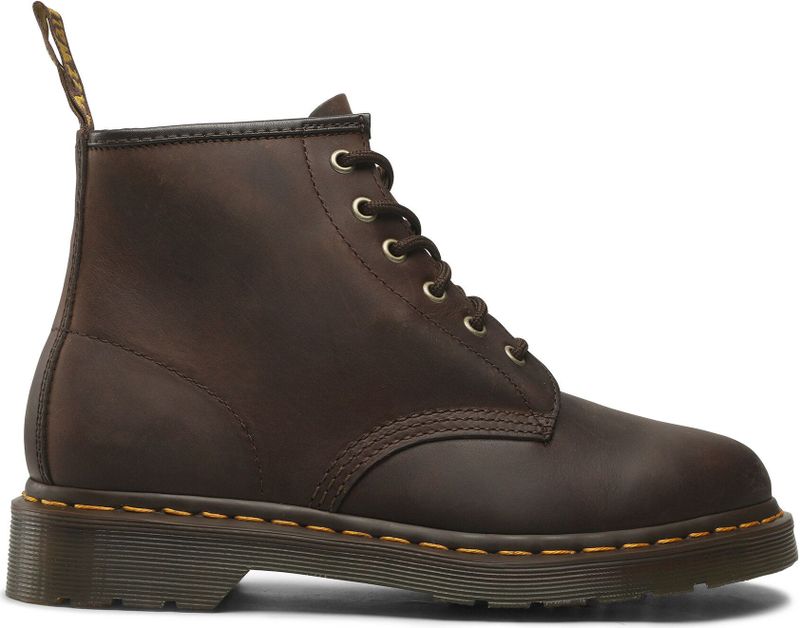Dr. Martens - 101 Enkellaarzen - Bruin - Crazy Horse Leer