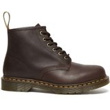 Leren bottines 101 Crazy Horse DR. MARTENS. Leer materiaal. Maten 42. Kastanje kleur